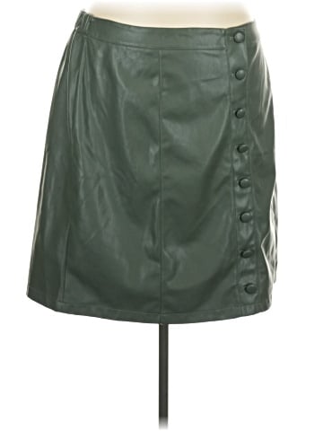 Candace Cameron Bure Faux Leather Skirt (view 1)