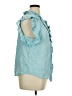Dylan 100% Rayon Blue Sleeveless Blouse Size L - photo 4