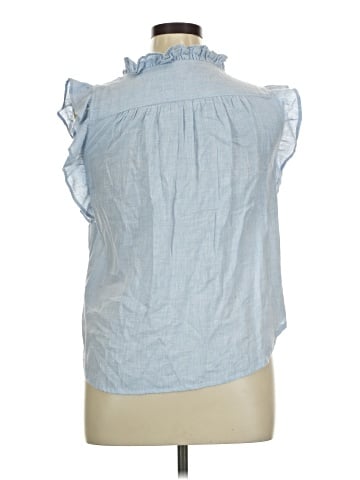 Dylan Sleeveless Button-Down Shirt (view 2)