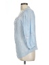 Indigo Rose Blue 3/4 Sleeve Blouse Size L - photo 5
