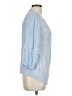 Indigo Rose Blue 3/4 Sleeve Blouse Size L - photo 4