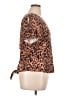 Cato Animal Print Brown Short Sleeve Top Size XL - photo 4
