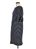 Talbots 100% Cotton Stripes Black Casual Dress Size M - photo 5