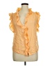 Dylan 100% Rayon Orange Sleeveless Blouse Size L - photo 1