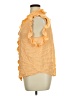 Dylan 100% Rayon Orange Sleeveless Blouse Size L - photo 5