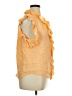 Dylan 100% Rayon Orange Sleeveless Blouse Size L - photo 4