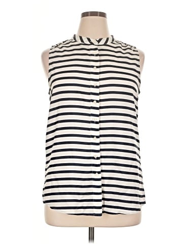 J.Crew Factory Store Sleeveless Button-Down Shirt (view 1)