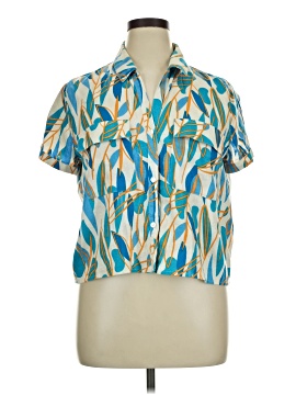 Calligraphie Short Sleeve Blouse