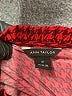 Ann Taylor 100% Polyester Houndstooth Red Sleeveless Blouse Size M - photo 7