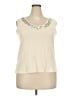 Unbranded Ivory Sleeveless Top Size 2X - photo 1