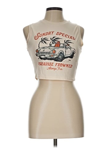Romwe Sleeveless T-Shirt (view 1)