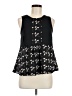 Sugarhill Boutique 100% Polyester Black Sleeveless Blouse Size 6 - photo 1