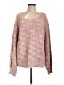 TOBI 100% Acrylic Tweed Pink Pullover Sweater Size L - photo 1