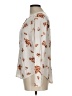 Hinge Floral Ivory Long Sleeve Blouse Size L - photo 8