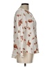 Hinge Floral Ivory Long Sleeve Blouse Size L - photo 7