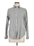 Everlane Stripes Silver Long Sleeve Button-Down Shirt Size 6 - photo 1