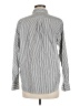 Everlane Stripes Silver Long Sleeve Button-Down Shirt Size 6 - photo 2