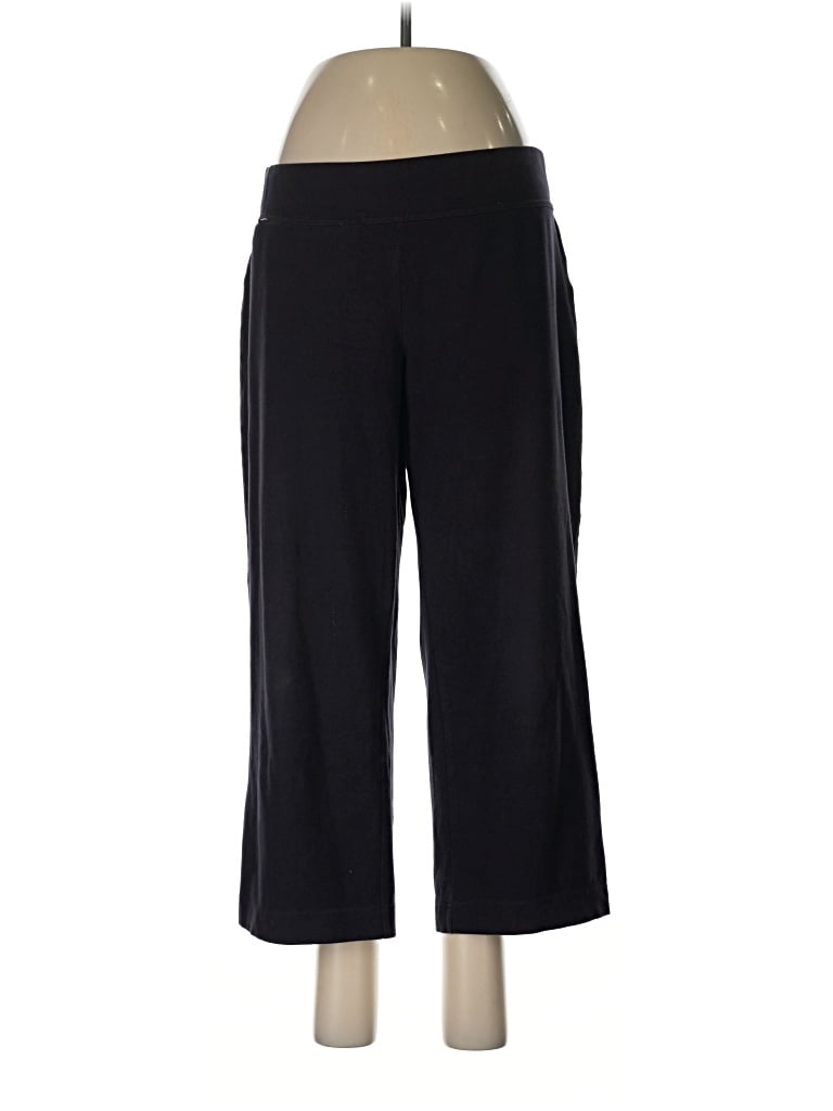 Pre-owned Lands' End Active Pants In Black
