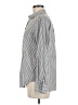 Everlane Stripes Silver Long Sleeve Button-Down Shirt Size 6 - photo 5
