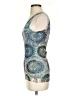 FUZZI 100% Nylon Teal Tank Top Size S - photo 5