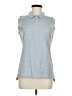 Adidas 100% Cotton Blue Sleeveless Blouse Size M - photo 1