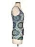 FUZZI 100% Nylon Teal Tank Top Size S - photo 4