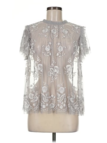 Needle & Thread Short Sleeve Blouse (view 1)