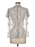Needle & Thread Silver Short Sleeve Blouse Size 8 - photo 2