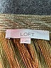 Ann Taylor LOFT 100% Polyester Metallic Gold Long Sleeve Blouse Size M - photo 7