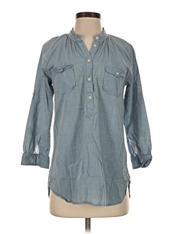 J.Crew 3/4 Sleeve Button-Down Shirt (view 1)