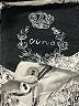 Cino 100% Viscose Print Silver White Long Sleeve Blouse Size XL - photo 4