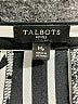 Talbots 100% Polyester Black Short Sleeve Blouse Size M (petite) - photo 7