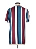 Shein Stripes Blue Short Sleeve T-Shirt Size S - photo 2