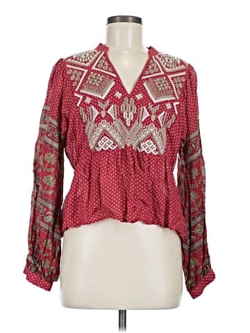 By Anthropologie Long Sleeve Blouse (view 1)