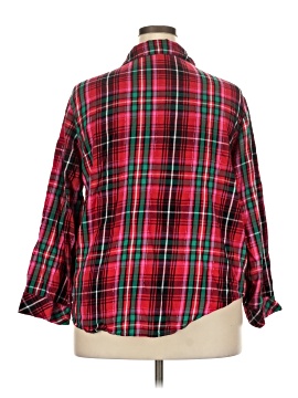 Victoria's Secret 3/4 Sleeve Button-Down Shirt (view 2)