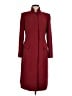 Anne Klein 100% Polyester Burgundy Coat Size 10 - photo 1