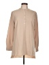 Brass 100% Polyester Tan 3/4 Sleeve Blouse Size L - photo 1