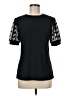 Blooming Jelly 100% Polyester Black Short Sleeve Top Size M - photo 1