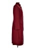 Anne Klein 100% Polyester Burgundy Coat Size 10 - photo 4