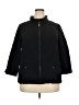 JM Collection Solid Black Jacket Size 20 - photo 1