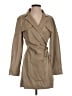 Zara 100% Polyester Tan Trenchcoat Size S - photo 1