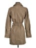 Zara 100% Polyester Tan Trenchcoat Size S - photo 2