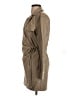 Zara 100% Polyester Tan Trenchcoat Size S - photo 5