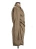 Zara 100% Polyester Tan Trenchcoat Size S - photo 4