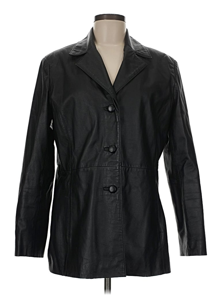 Pre-owned Assorted Brands Blazer Jacket In Black