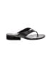 Eileen Fisher Black Flip Flops Size 7 - photo 1