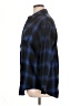Unbranded 100% Polyester Plaid Blue 3/4 Sleeve Blouse Size XL - photo 5