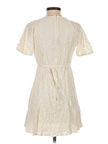 Madewell Eyelet Tassel-Tie Mini Dress (view 2)
