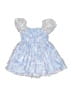 Rare Editions 100% Polyester Blue Dress Size 4T - photo 2
