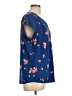 Daniel Rainn Blue Short Sleeve Blouse Size L - photo 4